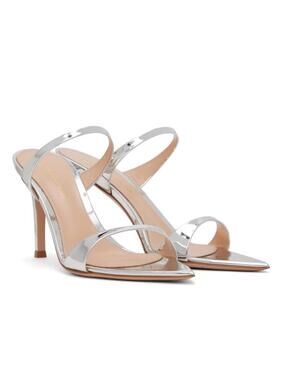 Gianvito Rossi Silver High Heel Sandals - New with Tags, Size 39